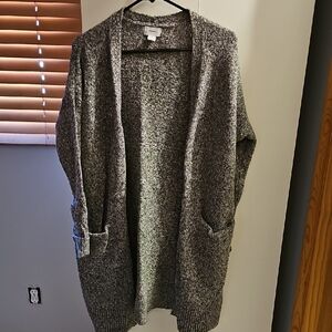 Old Navy Cozy Gray Open Front Cardigan